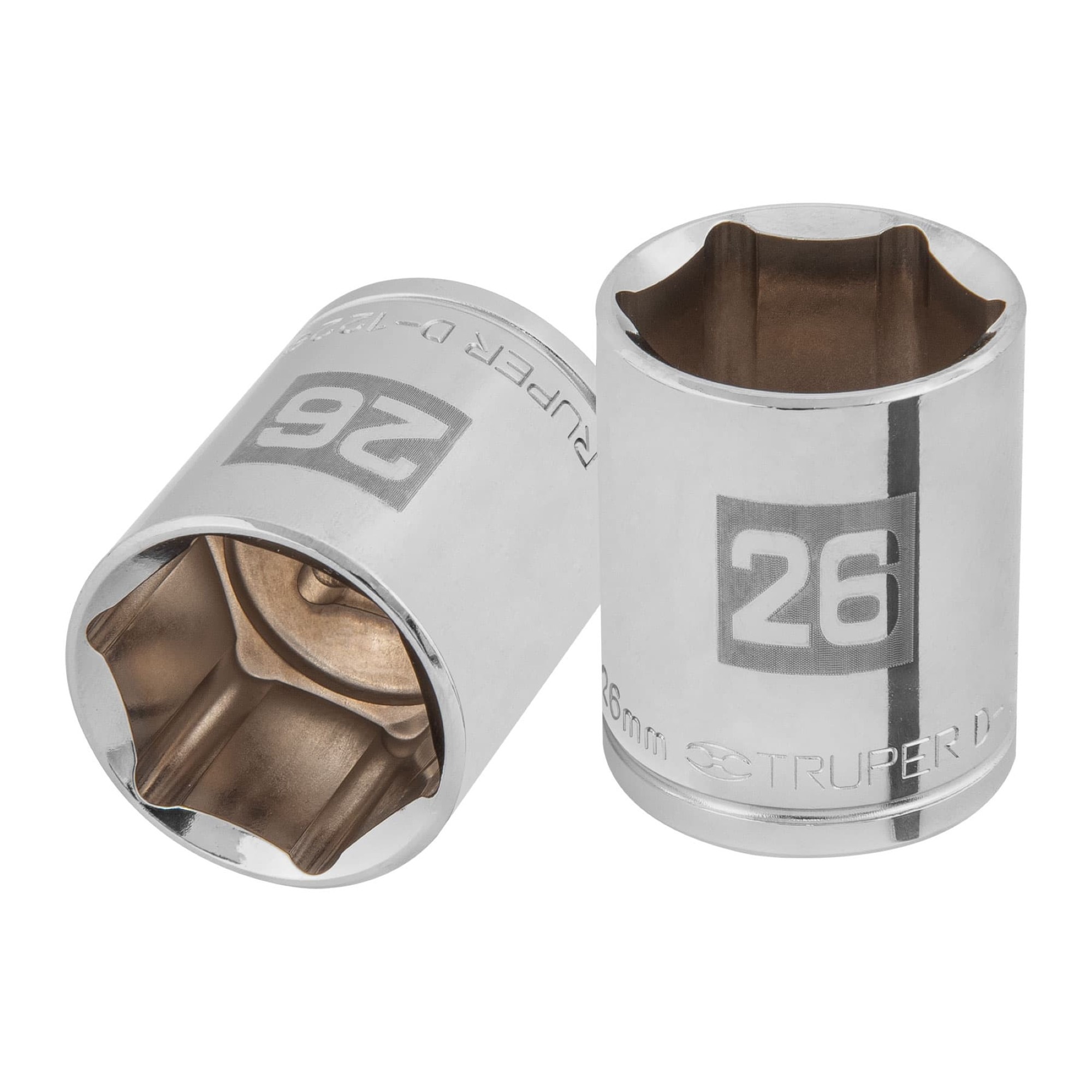 Copa De 26 mm 6 Puntas Cuadrante 1/2"